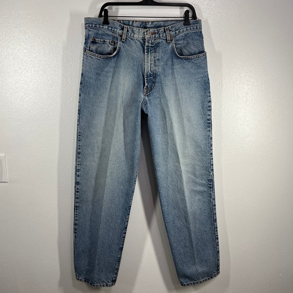 Vtg. Lucky Brand 1 Relaxed Fit Zipper Fly Jeans By Gene Montesano USA Made 36x33